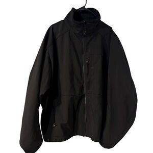 Propper Men's Black BA Softshell Grunge Waterproof Windbreaker Jacket 2XL R